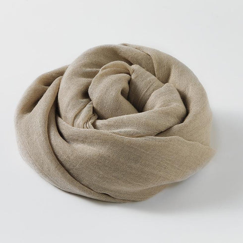 Cotton and linen sunscreen silk scarf small scarf beach long silk scarf